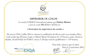 Superviseur coach